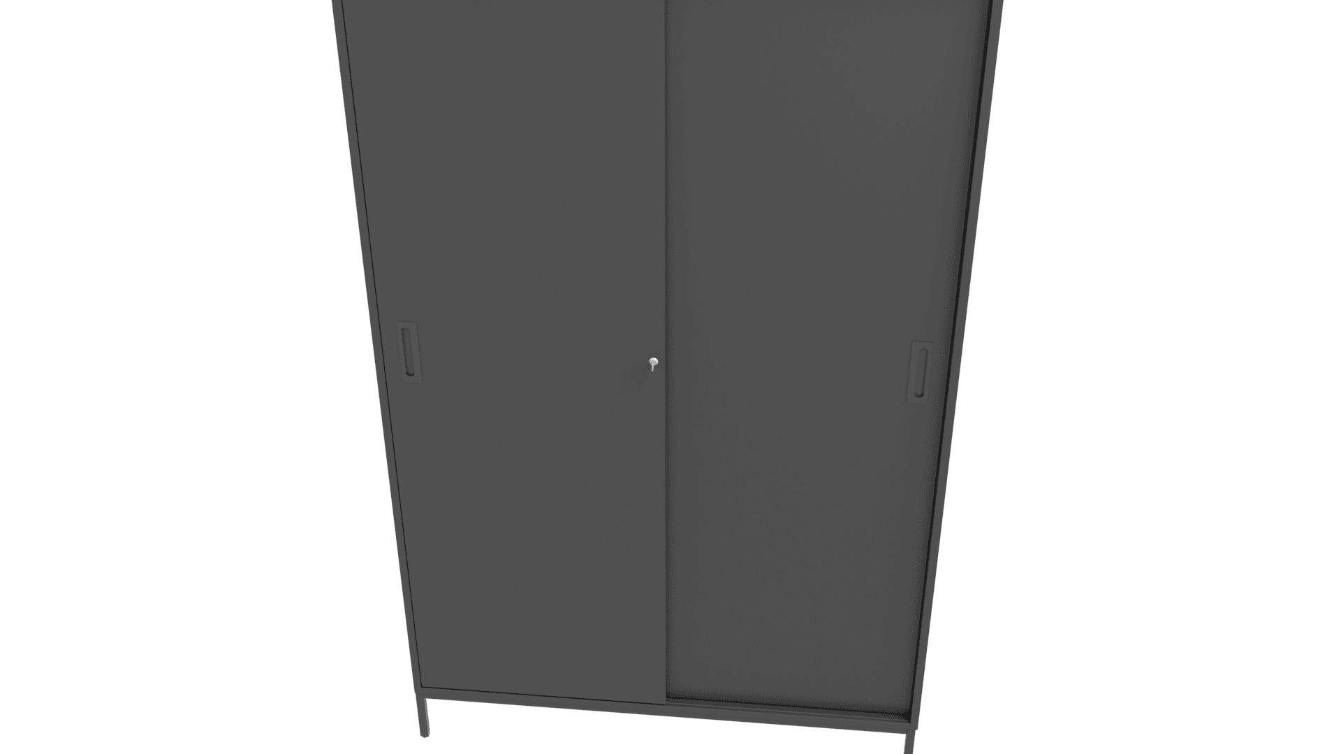 CHOICE C5S121 - Wardrobe with sliding doors and 2 pull-out metal hanging rails 1