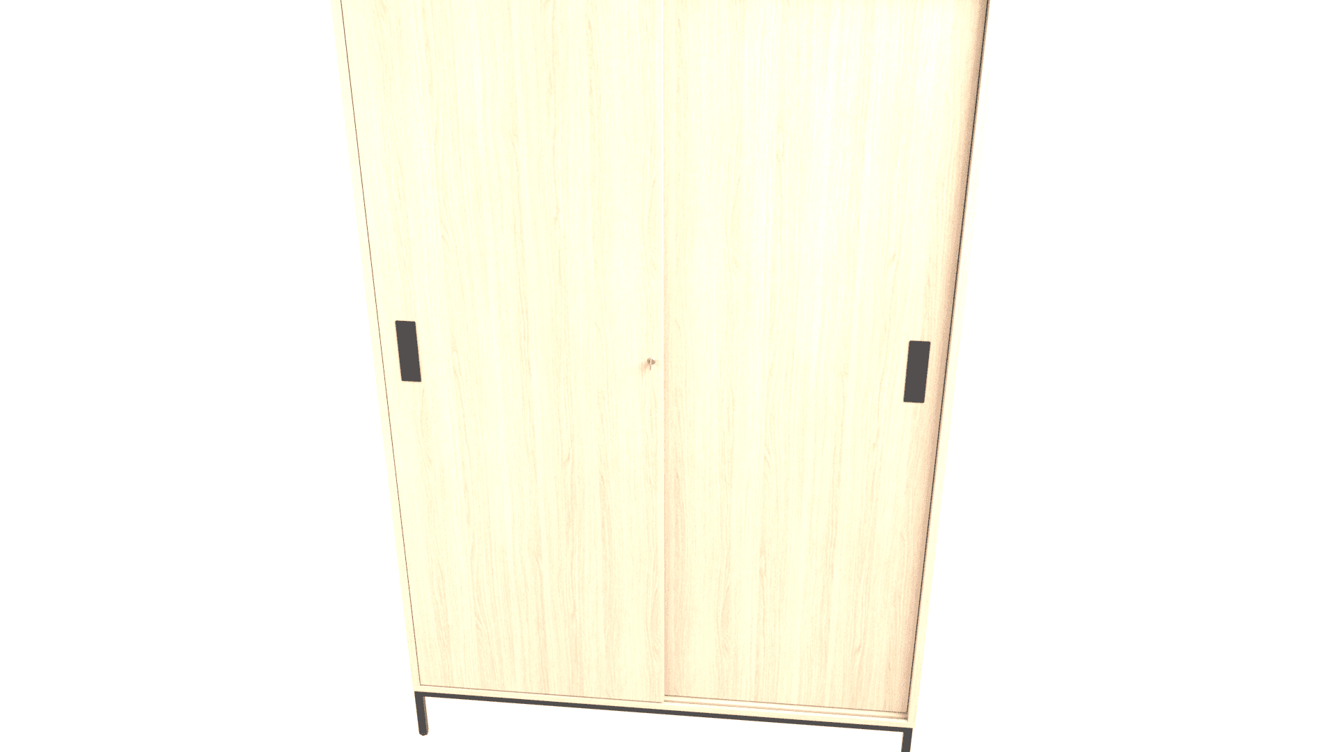CHOICE C5S121 - Wardrobe with sliding doors and 2 pull-out metal hanging rails 4