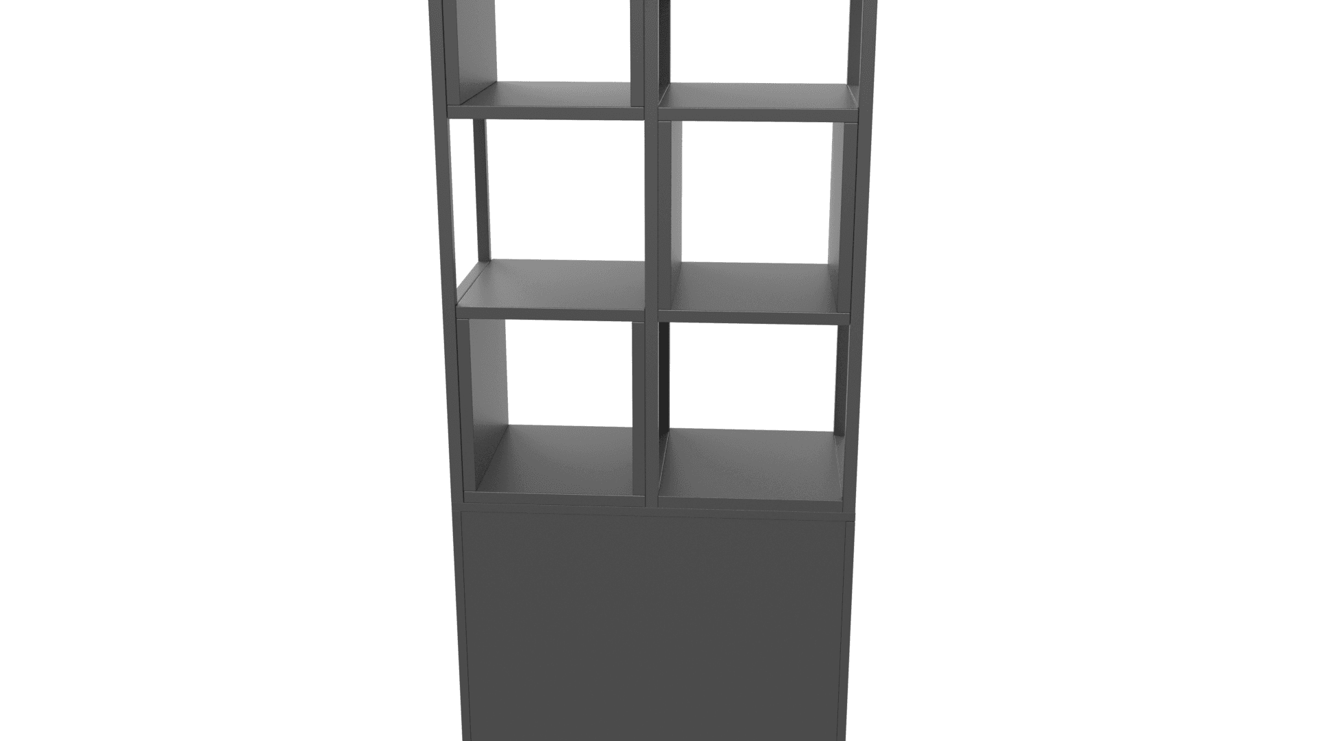 COMBUS ZCB383 - Set of metal frame, 2 shelves and 3 open shelf boxes for mounting on cabinets 2