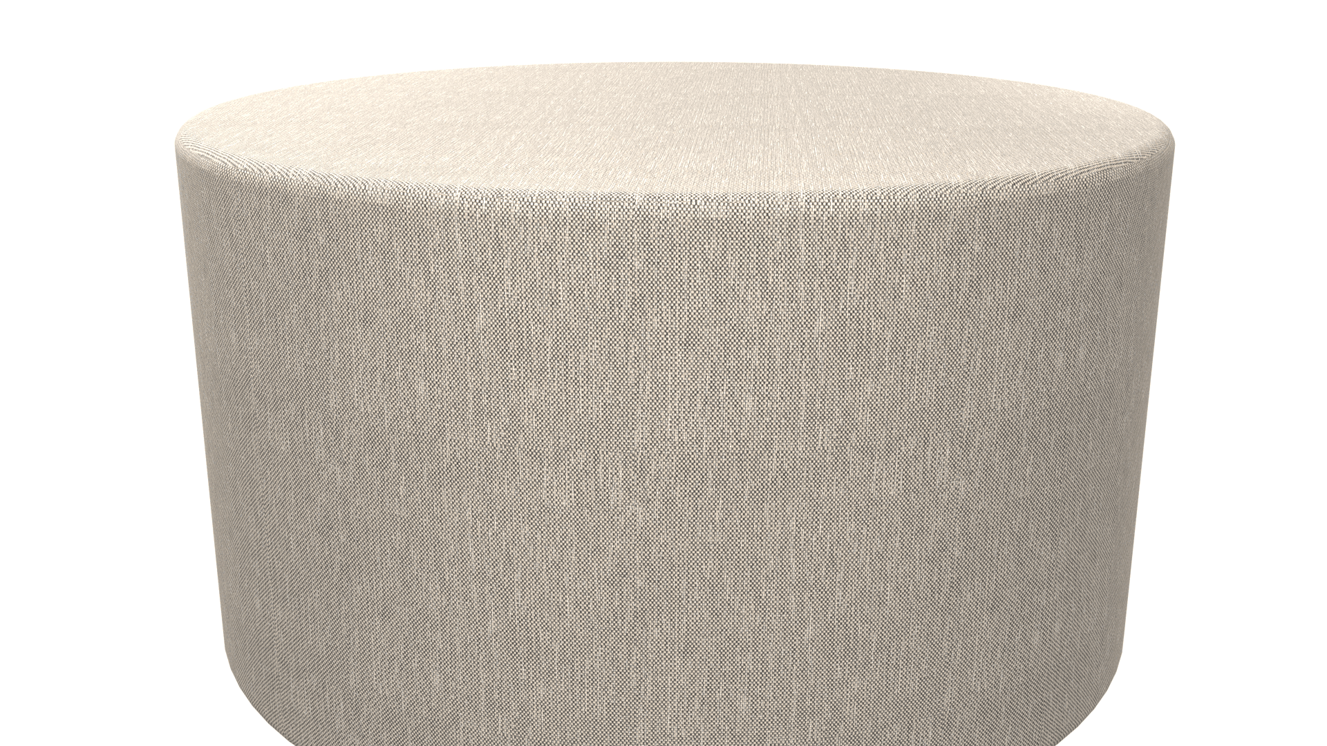GIRO G5R0012 - Round pouf  with black melamine base and plastic supports 2