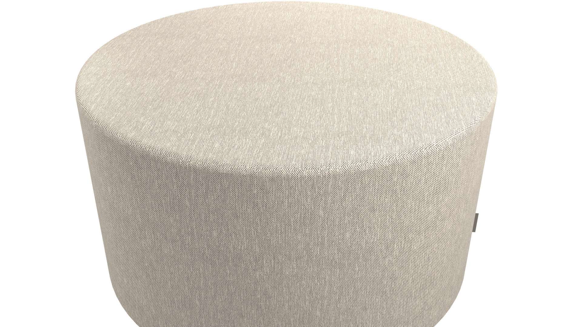 GIRO G5R0012 - Round pouf  with black melamine base and plastic supports 1