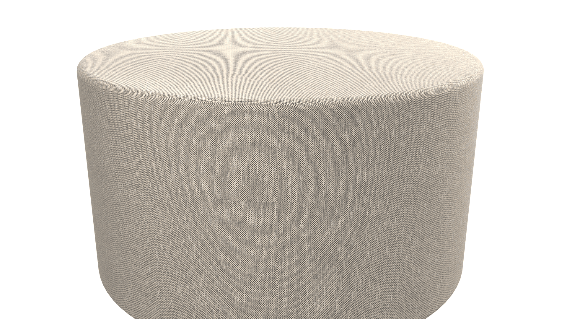 GIRO G5R0012 - Round pouf  with black melamine base and plastic supports 3