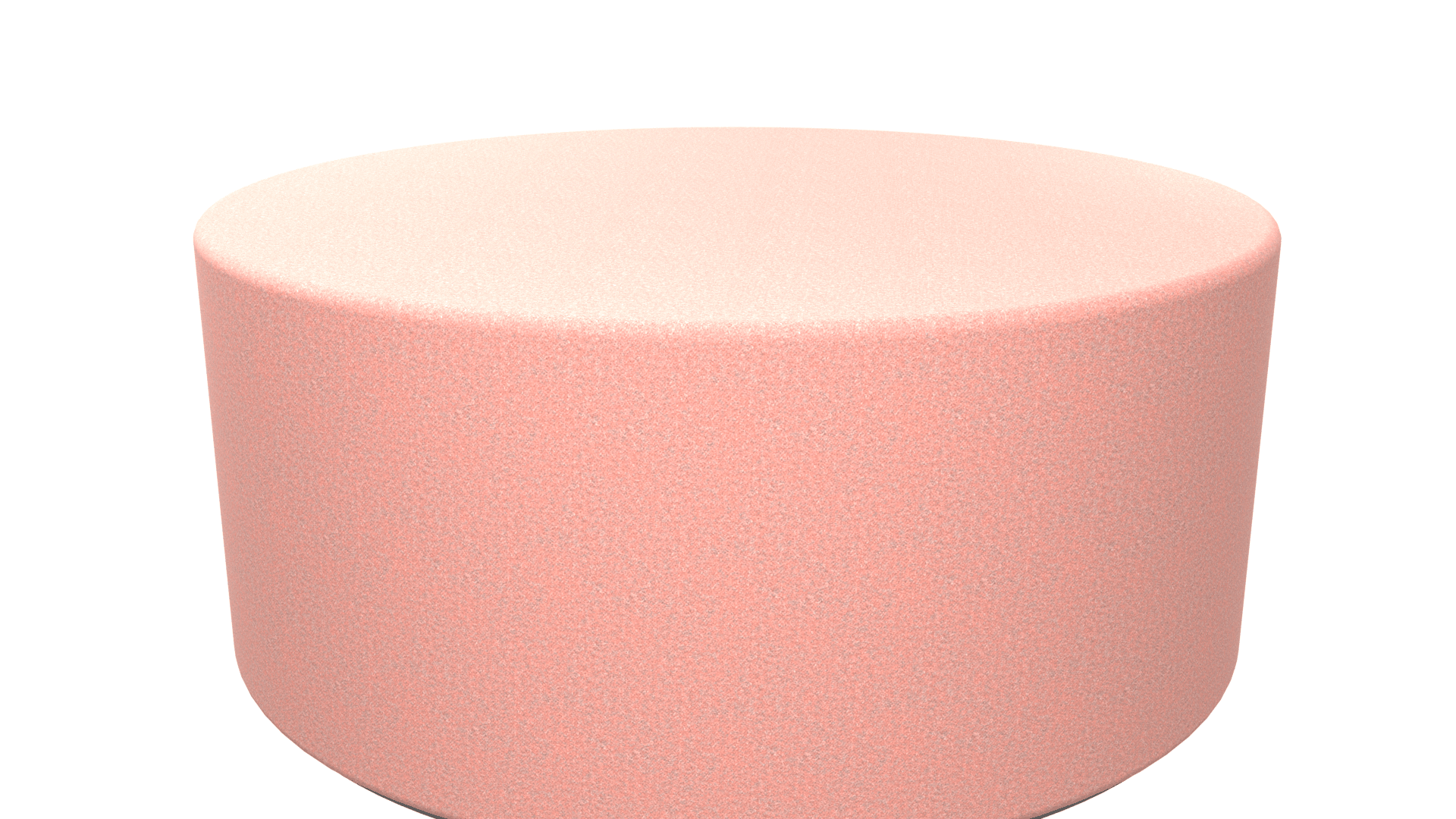 GIRO G5R0013 - Round pouf  with black melamine base and plastic supports 2