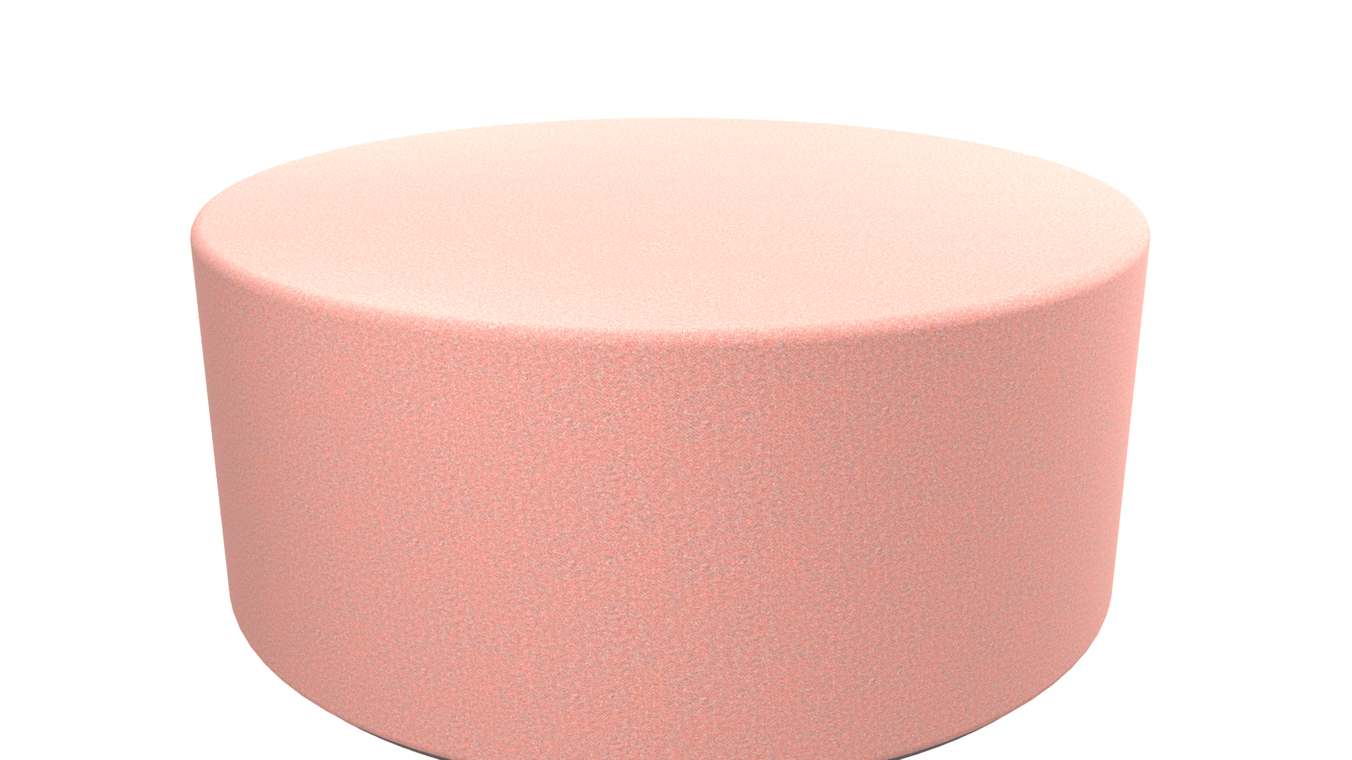 GIRO G5R0013 - Round pouf  with black melamine base and plastic supports 3