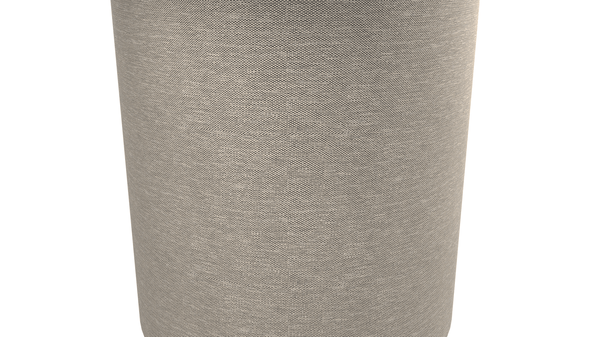 GIRO G5R0011 - Round pouf  with black melamine base and castors 3