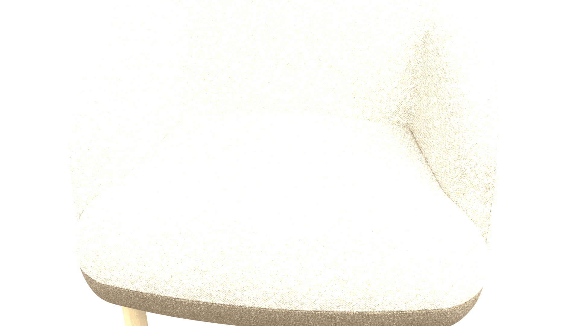 KOPA SDK011 - Lounge chair. Base: solid ash wood legs with double-sided glides.
