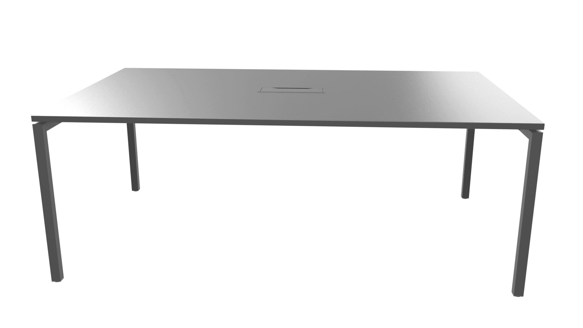 NOVA CNM201-U - Meeting table  with a cut-out for a rectangular grommet. G6F0147 must be ordered separately. 2