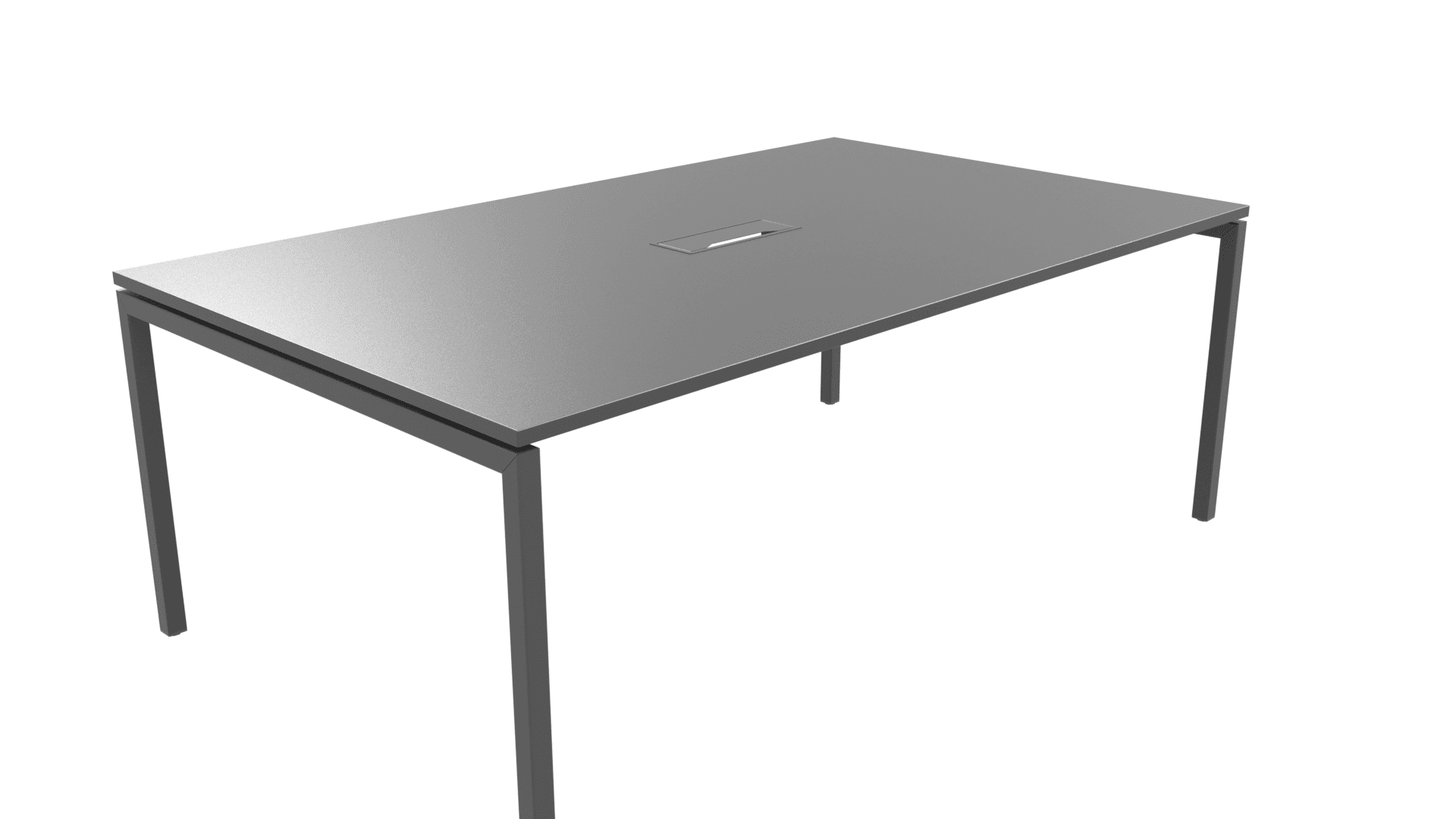 NOVA CNM201-U - Meeting table  with a cut-out for a rectangular grommet. G6F0147 must be ordered separately. 3