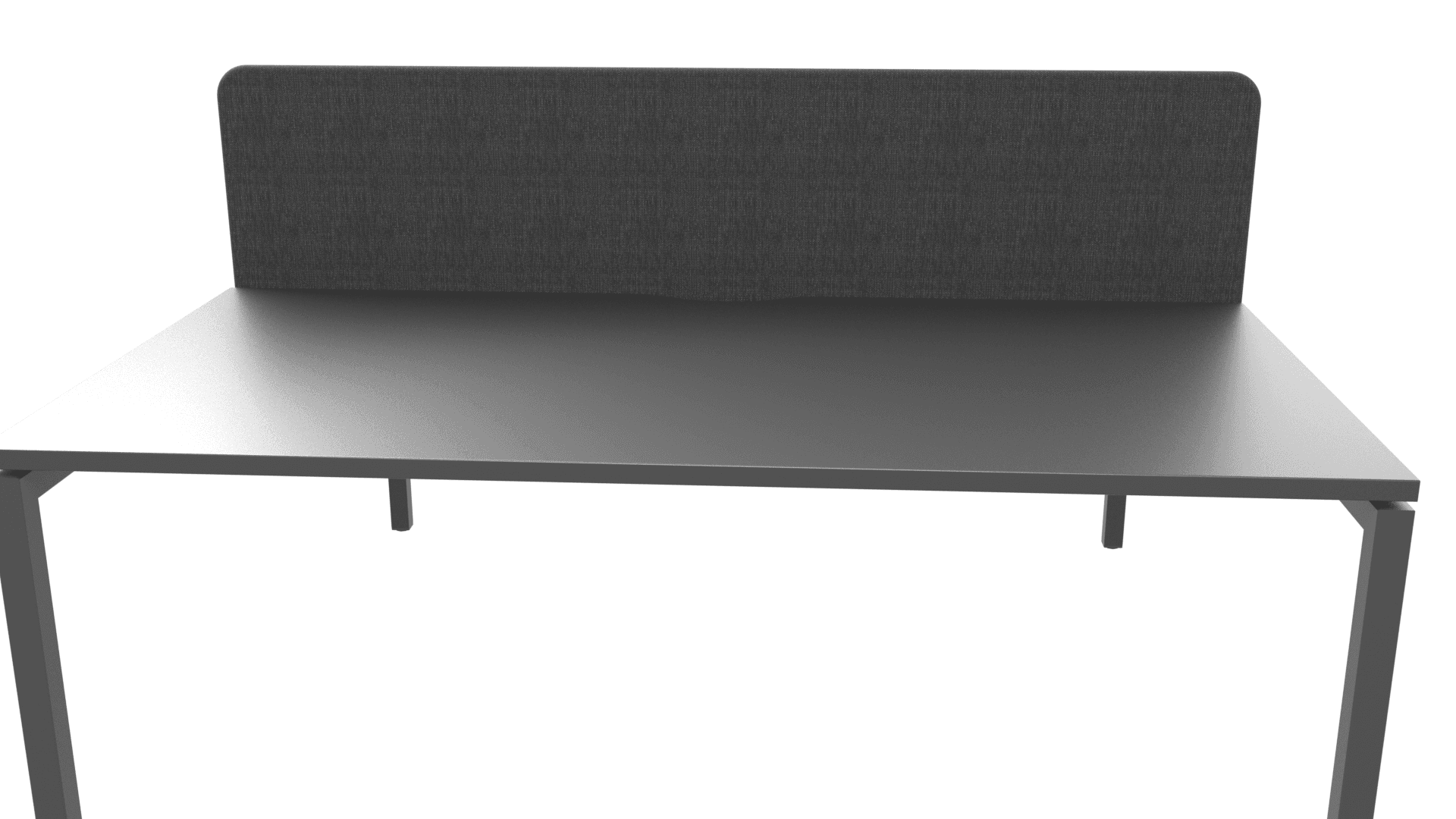 NOVA U DNS166-U - 2-desk bench with scallop cut-outs for wire management. 2