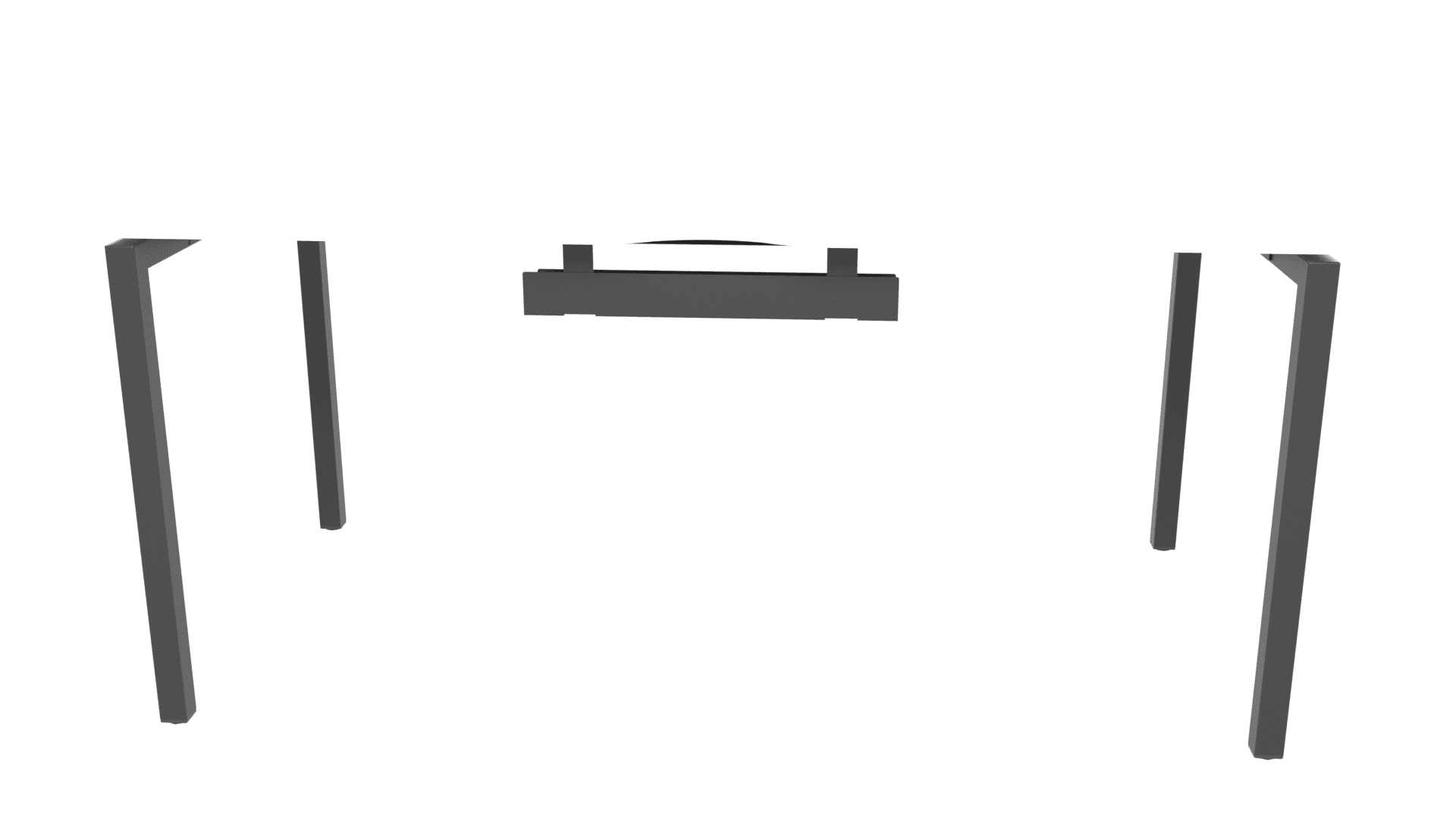 NOVA U DNA165-U - Desk with a scallop cut-out for wire management. 2
