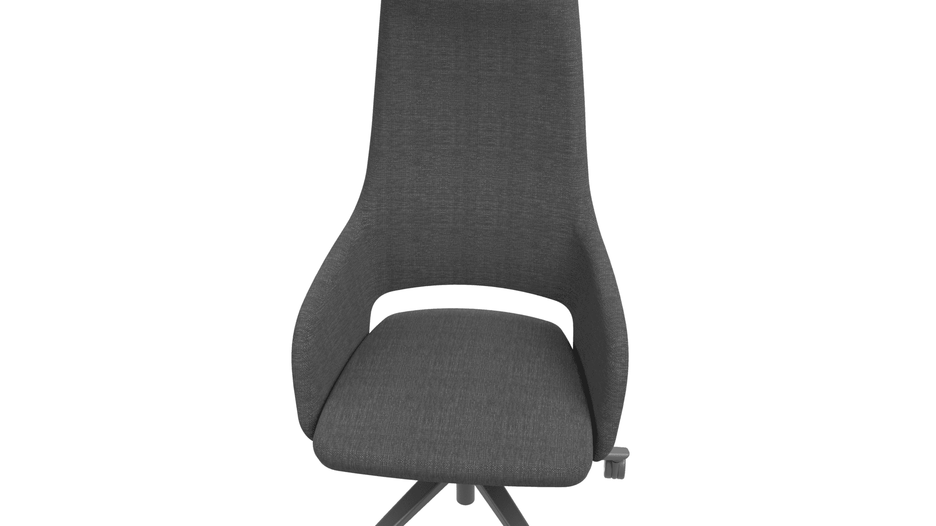 SANDIE G5A0172 - Executive chair. Weight-sensitive synchro mechanism with 3 locking positions. 5-star black powder-coated aluminium base with castors. 1