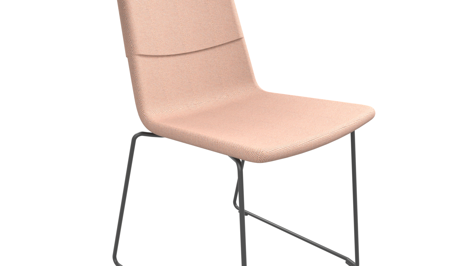 TWIST&SIT G5A0299/P2 - Conference chair. Steel framework. Entirely moulded in cold-cure polyurethane. Base: powder-coated wire steel frame on glides. Stackable . 3
