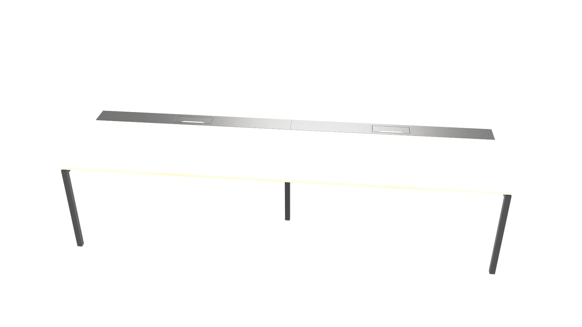 NOVA CNM163-U - Meeting table with a gap for insert *