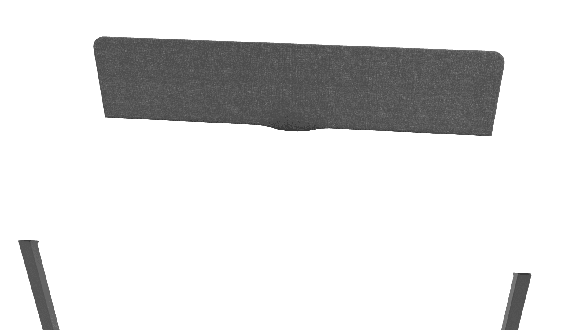 NOVA U DNS166-U - 2-desk bench with scallop cut-outs for wire management.