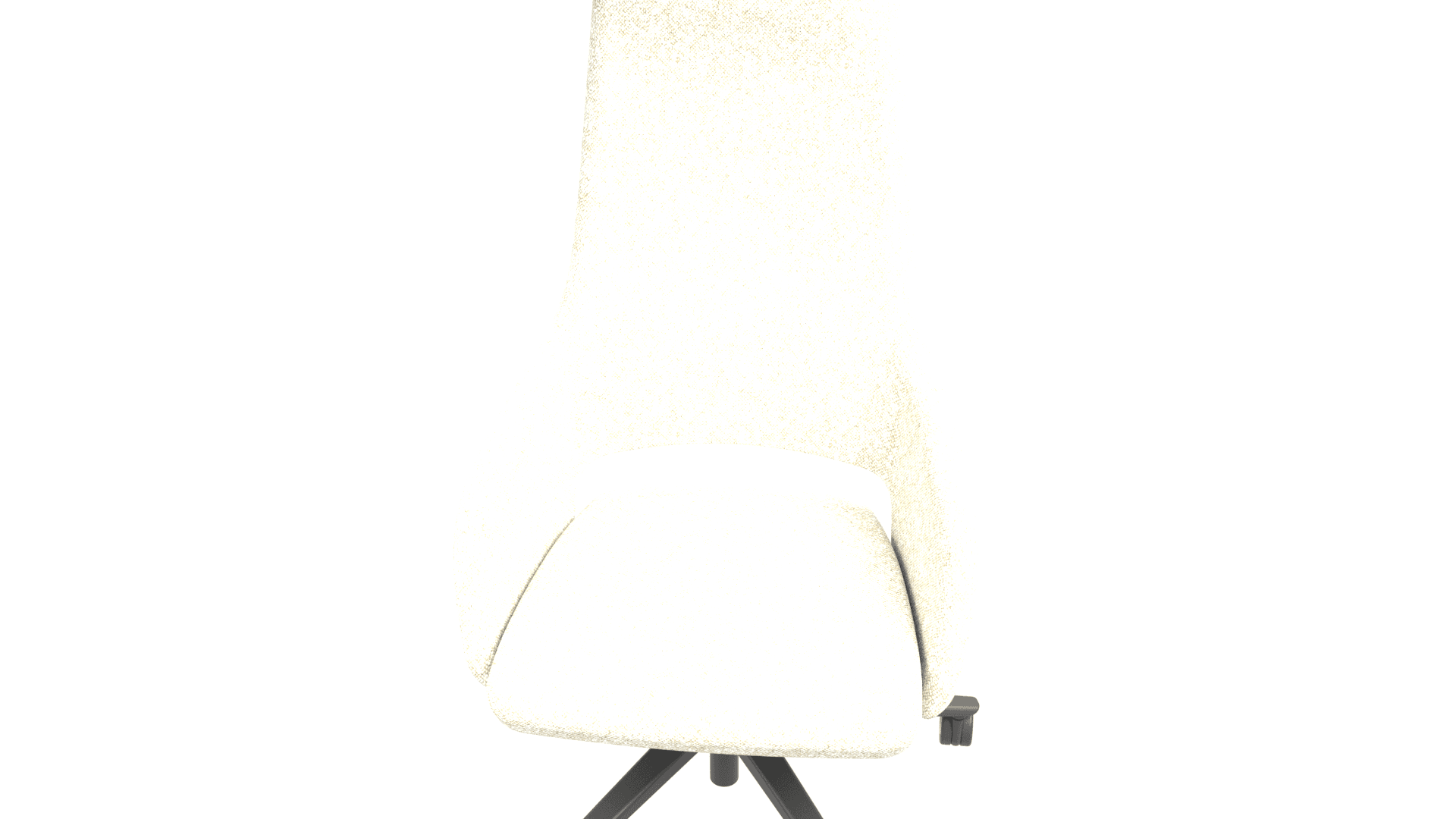 SANDIE G5A0172 - Executive chair. Weight-sensitive synchro mechanism with 3 locking positions. 5-star black powder-coated aluminium base with castors.