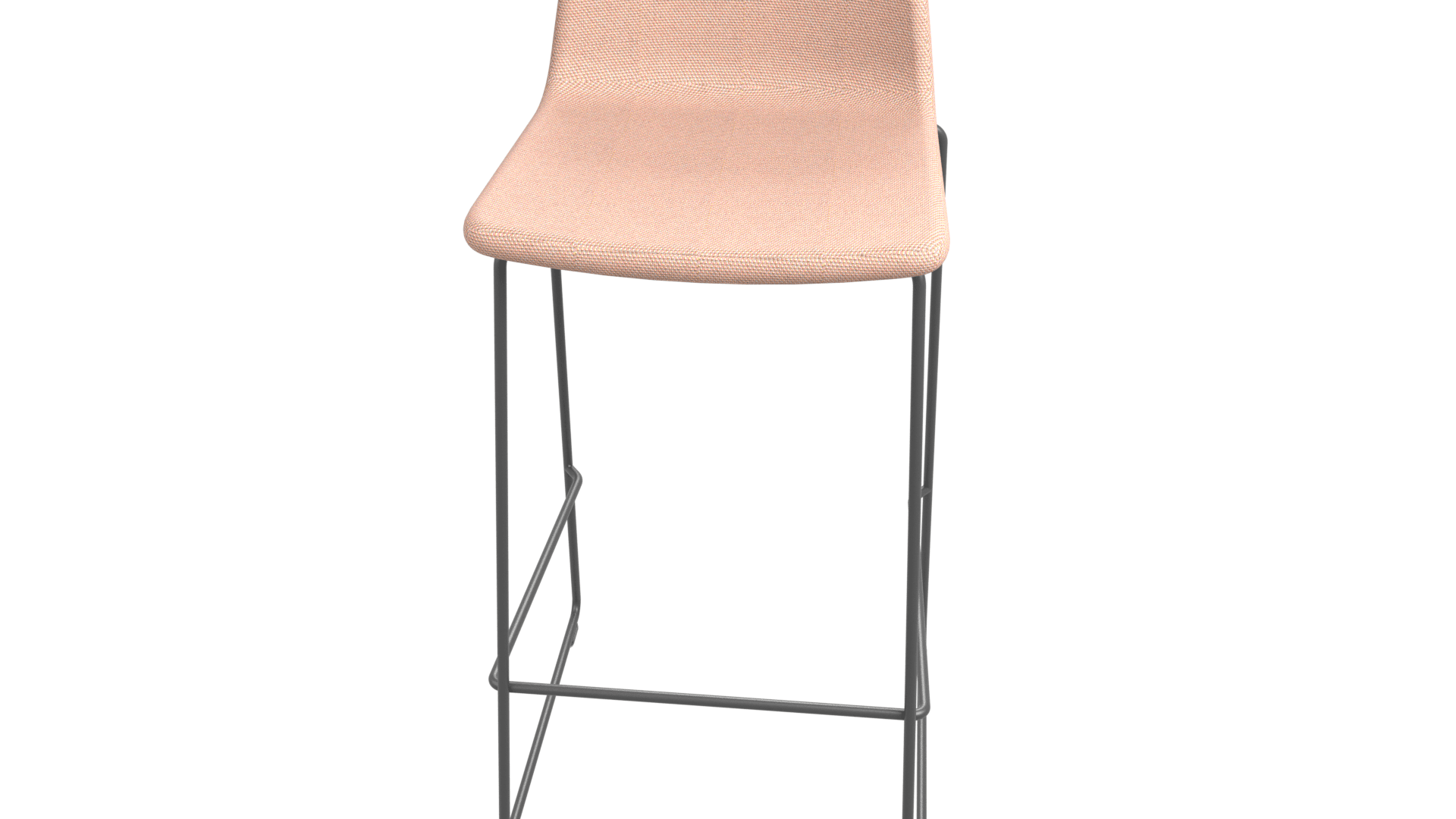 TWIST&SIT G5A0293/P2 - High chair. For 1050 mm height desks. Steel framework. Entirely moulded in cold-cure polyurethane. Powder-coated wire steel frame. Stackable .